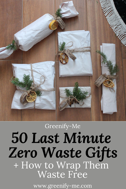 last minute zero waste gifts